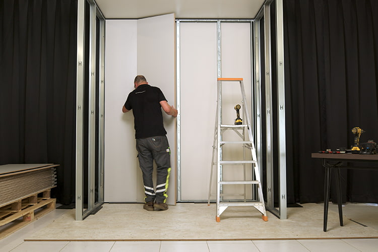 Clicwall wall panels - fast and easy installation